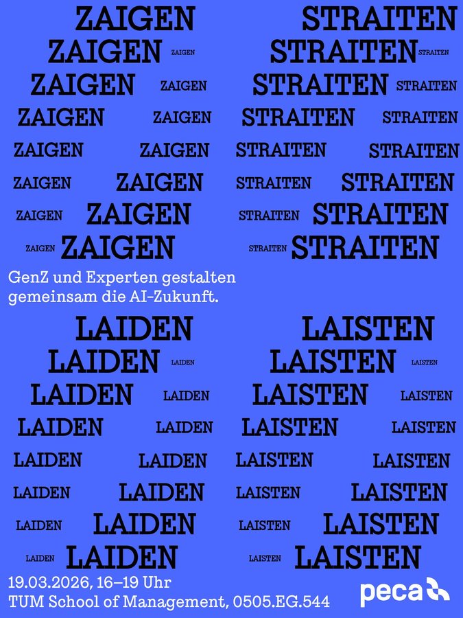 Plakat: KI-Workshop an der TUM